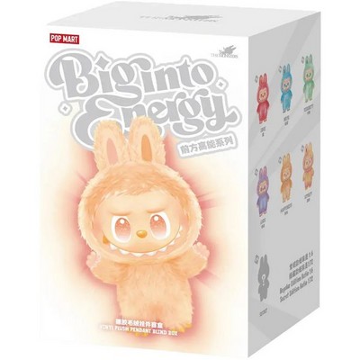 Pop Mart Labubu Big Into Energy Vinyl-Plush Pendant Blind Box - фото 48939