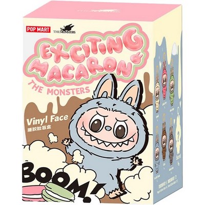 Pop Mart Labubu Exciting Macaroon Vynil Face Blind Box - фото 48980