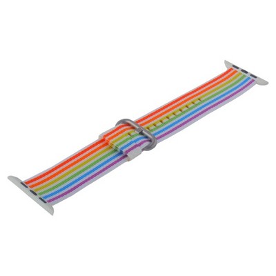 Ремешок COTECi W30 Nylon Rainbow Band (WH5251-RB-42) для Apple Watch 44мм/ 42мм Rainbow Color Радужный - фото 7036