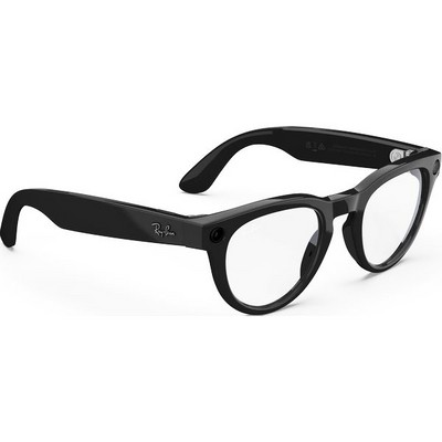 Умные очки Ray-Ban Headliner Shiny Black/ Clear - фото 49815