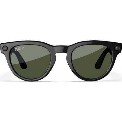 Умные очки Ray-Ban Headliner Shiny Black/ Green Polarized - фото 49822