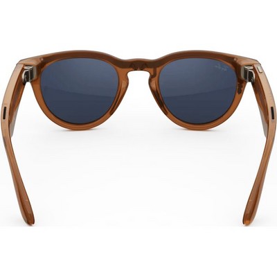 Умные очки Ray-Ban Headliner Shiny Caramel Transparent/ Clear to Sapphire Transitions - фото 49938