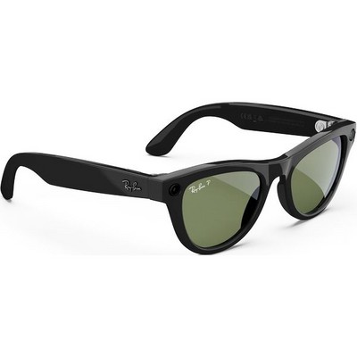 Умные очки Ray-Ban Skyler Shiny Black/ Green Polarized - фото 49849