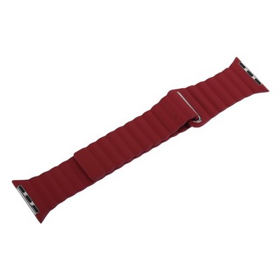 Ремешок кожаный COTECi W7 Leather Magnet Band (WH5205-RD) для Apple Watch 40мм/ 38мм Красный - фото 7078