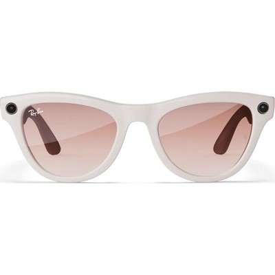 Умные очки Ray-Ban Skyler Shiny Chalky Gray/ Gradient Cinnamon Pink - фото 49873
