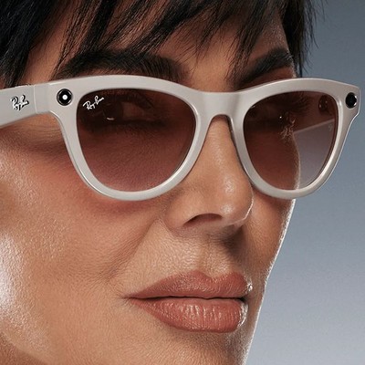 Умные очки Ray-Ban Skyler Shiny Chalky Gray/ Gradient Cinnamon Pink - фото 49876