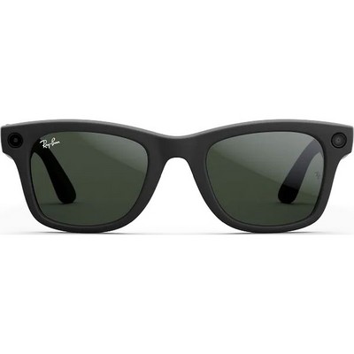 Умные очки Ray-Ban Wayfarer RW4008 Matte Black/ Clear to Graphite Green Transitions - фото 53316