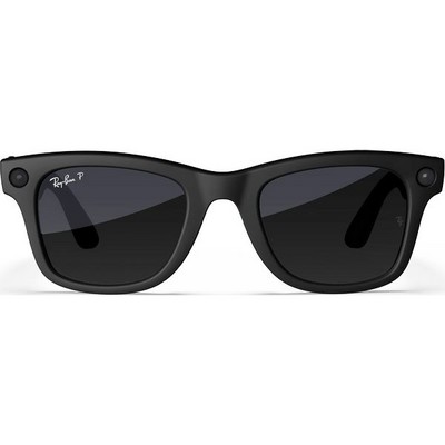 Умные очки Ray-Ban Wayfarer RW4008 Matte Black/ Gradient Graphite Polarized - фото 53322