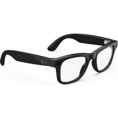 Умные очки Ray-Ban Wayfarer RW4008 Shiny Black/ Clear - фото 53335