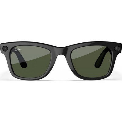 Умные очки Ray-Ban Wayfarer RW4008 Shiny Black/ Green - фото 53340