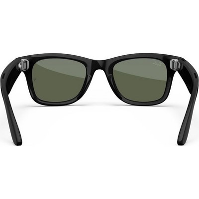 Умные очки Ray-Ban Wayfarer RW4008 Shiny Black/ Green - фото 53342