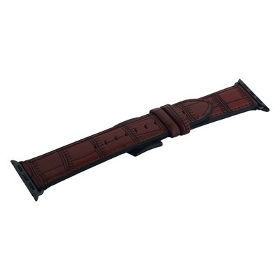 Ремешок кожаный COTECi W37 Fashion Leather (WH5262-BR) для Apple Watch 40мм/ 38мм Коричневый - фото 7106
