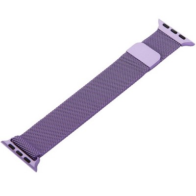 Ремешок из нержавеющей стали MAGNET Band для Apple Watch 40мм/ 38мм Фиолетовый - фото 7162