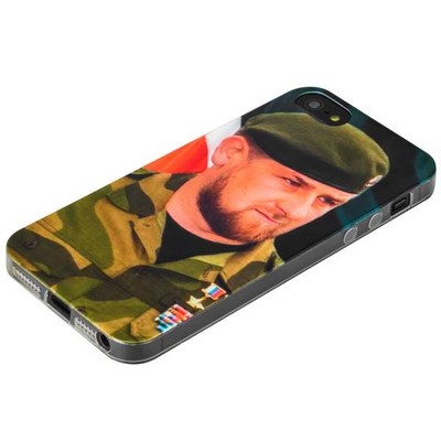 Чехол-накладка UV-print для iPhone SE/ 5S/ 5 силикон (тренд) Рамзан Кадыров тип 002 - фото 7294