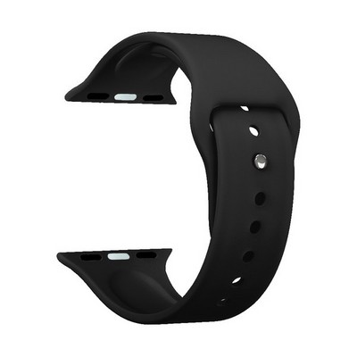 Ремешок силиконовый Deppa Band Silicone D-47122 для Apple Watch 40мм/ 38мм Черный - фото 7441