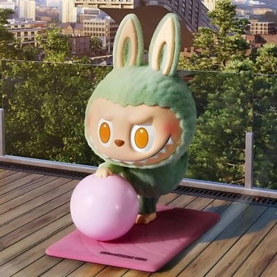 Pop Mart Labubu The Monsters Lazy Yoga Blind Box - фото 50841