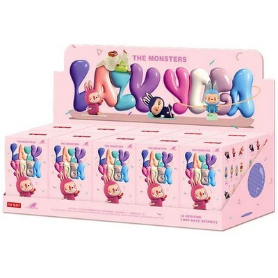 Pop Mart Labubu The Monsters Lazy Yoga Blind Box x10 - фото 50844