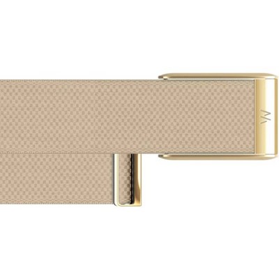 Плетёный люксовый ремешок Whoop Superknit Luxe 5.0 Dune with Gold - фото 50983