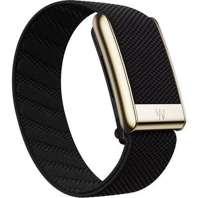 Плетёный люксовый ремешок Whoop Superknit Luxe 5.0 Obsidian with Gold - фото 50987