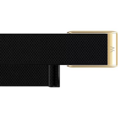 Плетёный люксовый ремешок Whoop Superknit Luxe 5.0 Obsidian with Gold - фото 50988