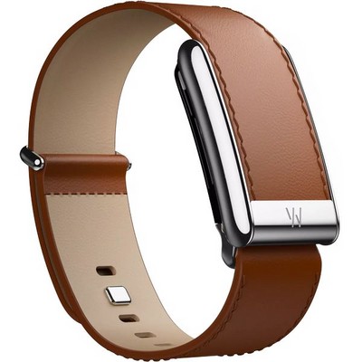 Кожаный люксовый ремешок Whoop LeatherLuxe Straight 5.0 Chestnut/Cream with Titanium - фото 51005