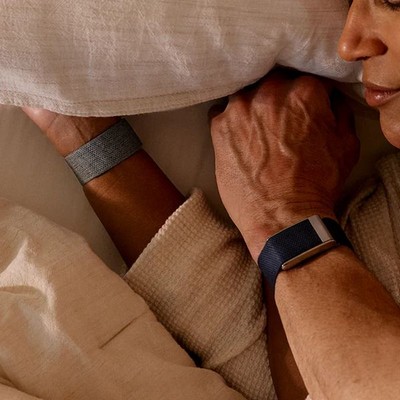 Плетёный люксовый ремешок Whoop Superknit Luxe MG Midnight with Titanium - фото 51063