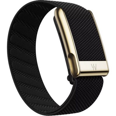 Плетёный люксовый ремешок Whoop Superknit Luxe MG Obsidian with Gold - фото 51070