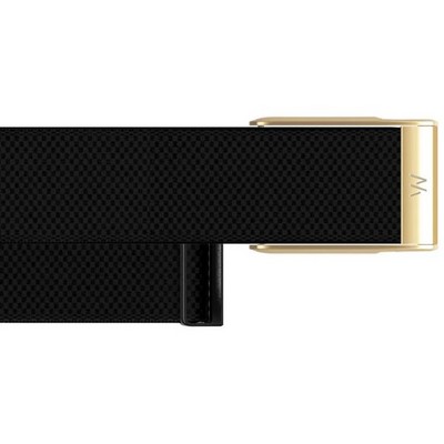 Плетёный люксовый ремешок Whoop Superknit Luxe MG Obsidian with Gold - фото 51071