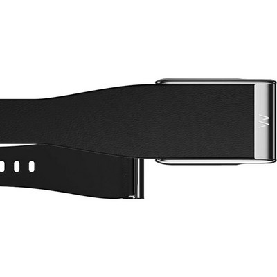 Кожаный люксовый ремешок Whoop LeatherLuxe Tapered MG Black with Titanium - фото 51082