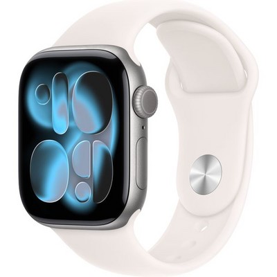 Умные часы Apple Watch Series 11, 42 mm, Space Gray Aluminium Light Blush Sport Band - фото 51816