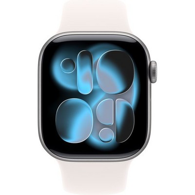 Умные часы Apple Watch Series 11, 42 mm, Space Gray Aluminium Light Blush Sport Band - фото 51817