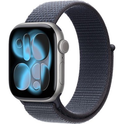 Умные часы Apple Watch Series 11, 42 mm, Space Gray Aluminium Anchor Blue Sport Loop - фото 51822