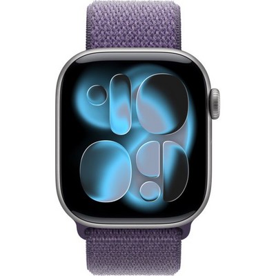 Умные часы Apple Watch Series 11, 42 mm, Space Gray Aluminium Purple Fog Sport Loop - фото 51826
