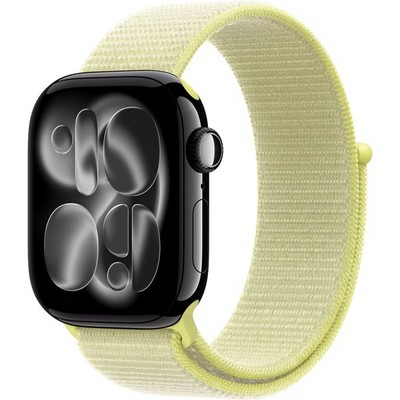 Умные часы Apple Watch Series 11, 42 mm, Jet Black Aluminium Neon Yellow Sport Loop - фото 51927
