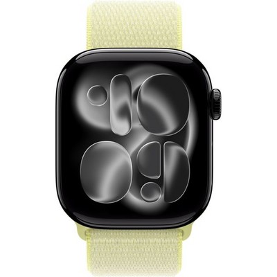 Умные часы Apple Watch Series 11, 42 mm, Jet Black Aluminium Neon Yellow Sport Loop - фото 51928