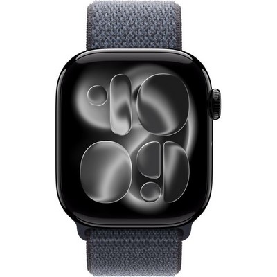 Умные часы Apple Watch Series 11, 42 mm, Jet Black Aluminium Anchor Blue Sport Loop - фото 51931