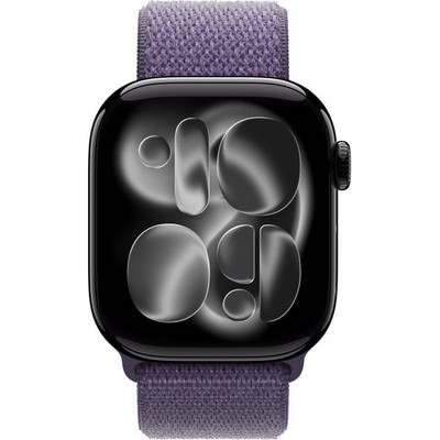 Умные часы Apple Watch Series 11, 42 mm, Jet Black Aluminium Purple Fog Sport Loop - фото 51934