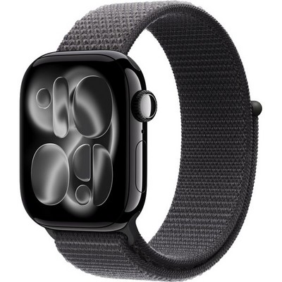 Умные часы Apple Watch Series 11, 42 mm, Jet Black Aluminium Dark Gray Sport Loop - фото 51939