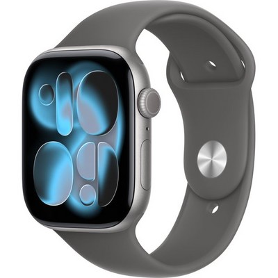 Умные часы Apple Watch Series 11, 46 mm, Space Gray Aluminium Stone Gray Sport Band - фото 51957