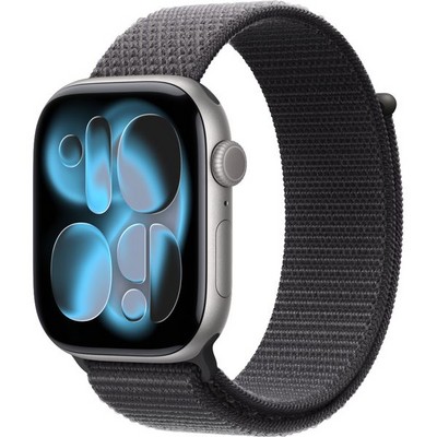 Умные часы Apple Watch Series 11, 46 mm, Space Gray Aluminium Dark Gray Sport Loop - фото 51975