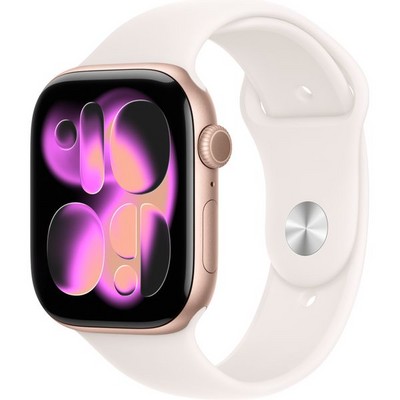 Умные часы Apple Watch Series 11, 46 mm, Rose Gold Aluminium Light Blush Sport Band - фото 52032