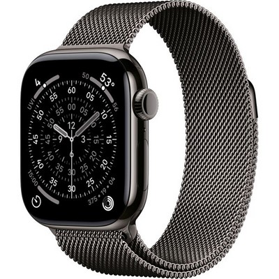 Умные часы Apple Watch Series 11, 42 mm, Slate Titanium Milanese Loop - фото 52092