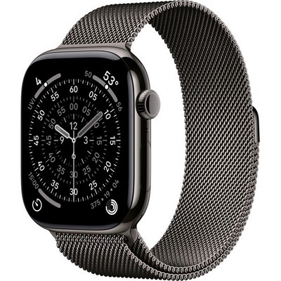 Умные часы Apple Watch Series 11, 46 mm, S-M/M-L Slate Titanium Milanese Loop - фото 52110