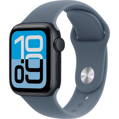 Умные часы Apple Watch SE 3, 40 mm, Midnight Aluminium Anchor Blue Sport Band - фото 52125