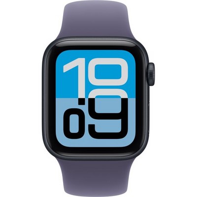 Умные часы Apple Watch SE 3, 40 mm, Midnight Aluminium Purple Fog Sport Band - фото 52129