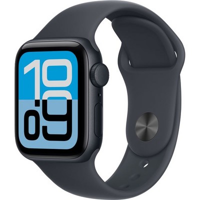 Умные часы Apple Watch SE 3, 40 mm, Midnight Aluminium Midnight Sport Band - фото 52134
