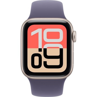 Умные часы Apple Watch SE 3, 40 mm, Starlight Aluminium Purple Fog Sport Band - фото 52165