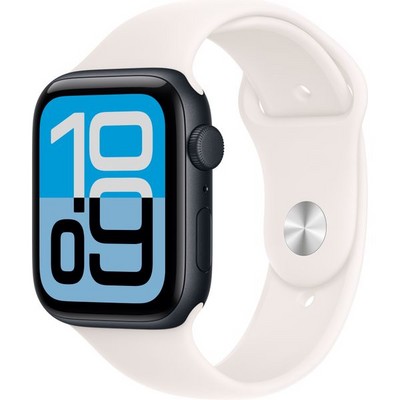 Умные часы Apple Watch SE 3, 44 mm, Midnight Aluminium Light Blush Sport Band - фото 52212