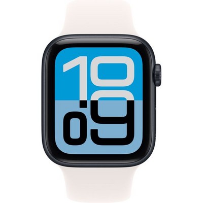 Умные часы Apple Watch SE 3, 44 mm, Midnight Aluminium Light Blush Sport Band - фото 52213