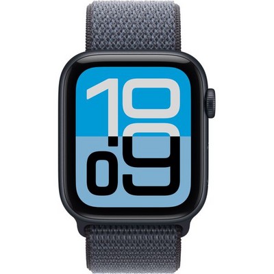 Умные часы Apple Watch SE 3, 44 mm, Midnight Aluminium Anchor Blue Sport Loop - фото 52219